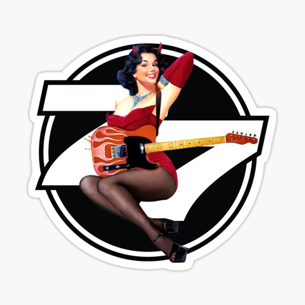 77 El Deora -Pin Up (a) Sticker