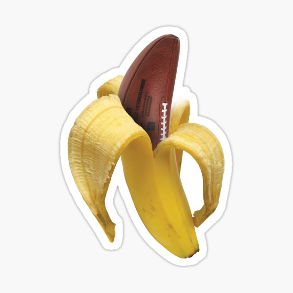 Go Bananas for Football Sticker