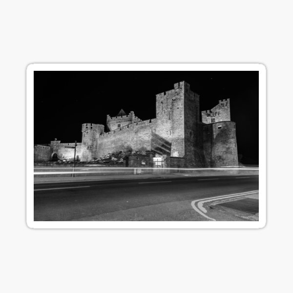 Cahir Castle at Night Sticker