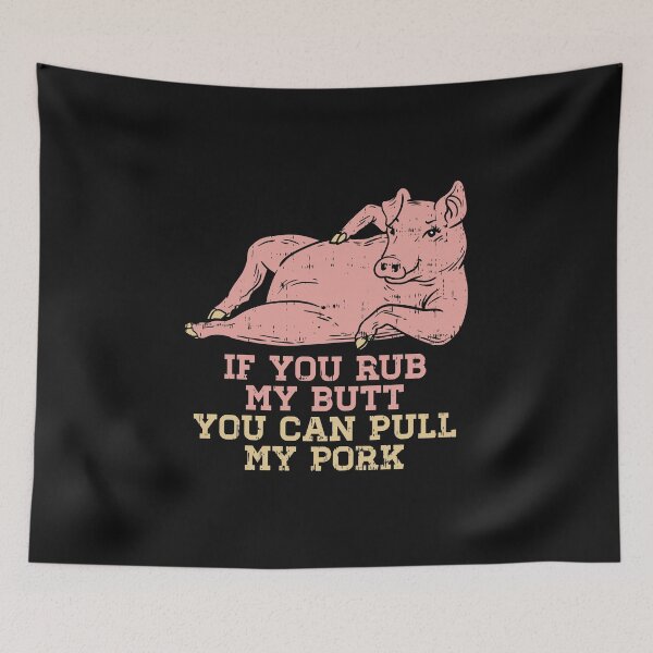 Item preview, Butt rub T-Shirt I bbq smoker gifts pork designed and sold by biNutz.