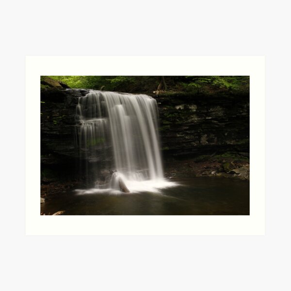 Harrison Wright Waterfalls-Ricketts Glen State Park Art Print