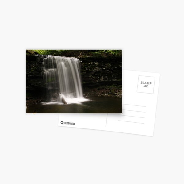 Harrison Wright Waterfalls-Ricketts Glen State Park Postcard
