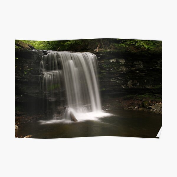 Harrison Wright Waterfalls-Ricketts Glen State Park Poster