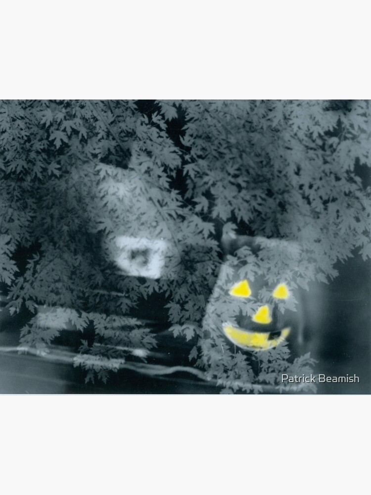 Thumbnail 3 of 3, Sticker, Jolly Jack O' Lantern Says Happy Halloween designed and sold by TrickyBeamy28.