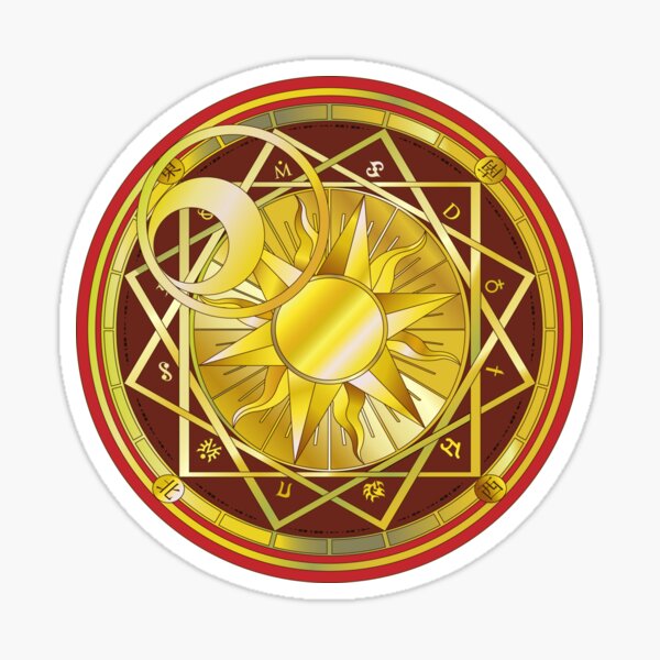 Clow Reed's Magic Circle - Cardcaptor Version Sticker