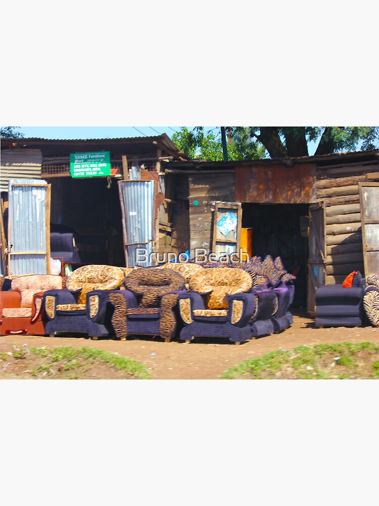 "Furniture shop in Nairobi KENYA" Sticker for Sale by BrunoBeach