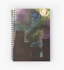 City in the dark Spiral Notebook