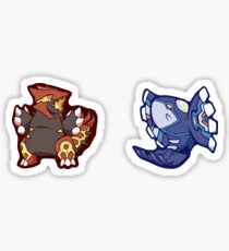 Pokémon / ORAS Groundon und Kyogre Sticker