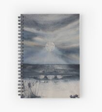 Doily Moon Spiral Notebook