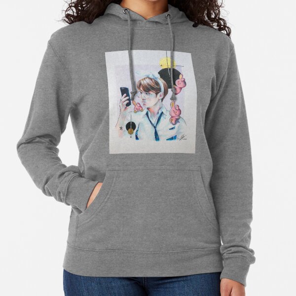 Sudadera con capucha para niñas de 4 a 12 años anime bts21 | Chamarra  suéter infantil Bts21