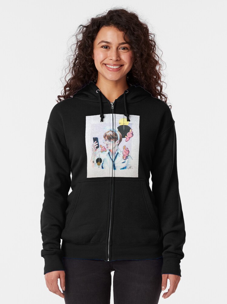 Kookie Cooky (Jungkook) Zipped Hoodie for Sale by Shlyn Mashups