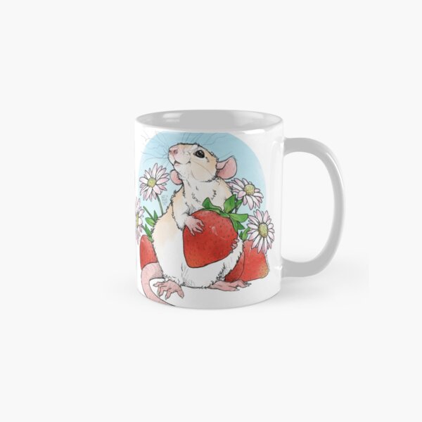 Rat with Strawberries Classic Mug