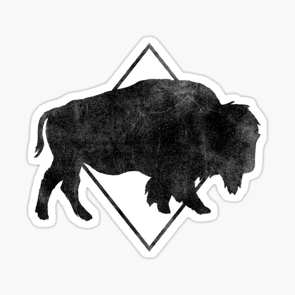 Bison & Blue Sticker