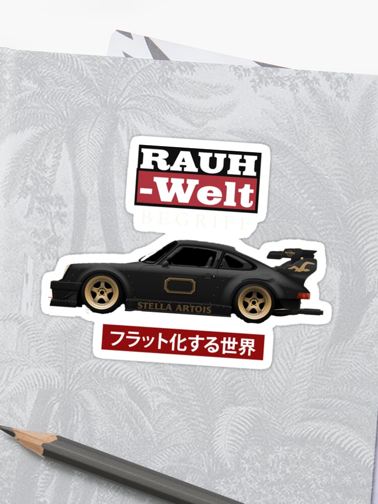 Rauh Welt Begriff Sticker Porsche Sticker Rwb Rauh Welt Decal Porsche Aufkleber Sudlabo Fr