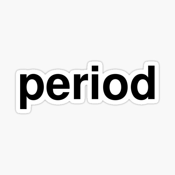 period Sticker
