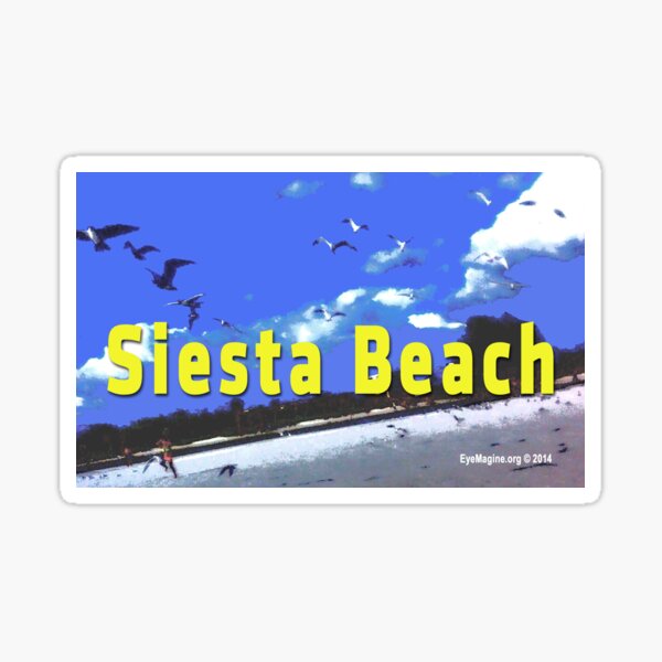 Siesta Beach Sticker
