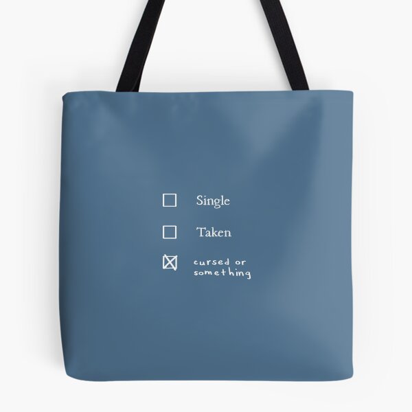 Item preview, Single Taken Cursed Or Something designed and sold by WordvineMedia.