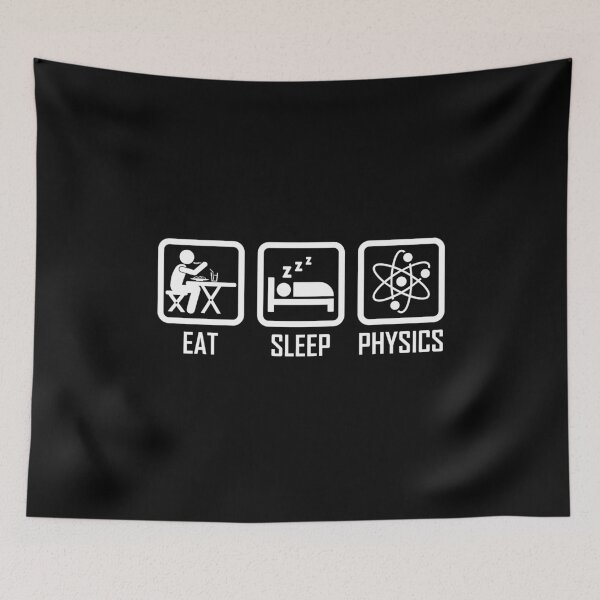 Item preview, Eating sleeping physics designed and sold by Nessshirts.
