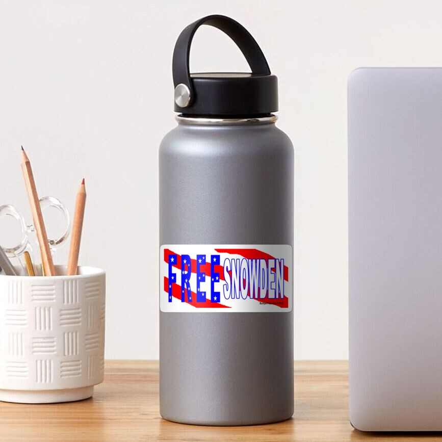 Free Snowden Sticker