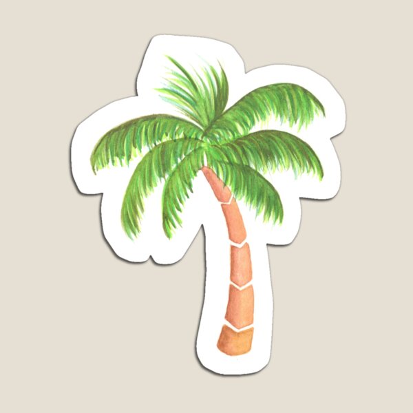 Miami Dolphins Logo Type with Dolphin & Palm Trees NFL Die-Cut MAGNET