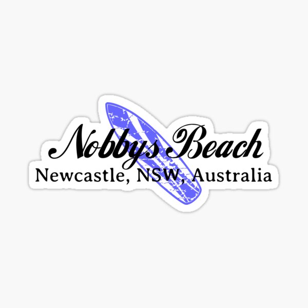 Surf Nobbys Beach Sticker