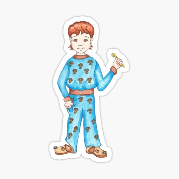 Jack in pyjamas Sticker