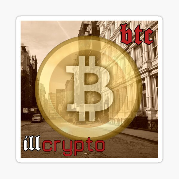 Aperçu de l'œuvre Bitcoin - BTC ill crypto créée et vendue par NibiruHybrid.