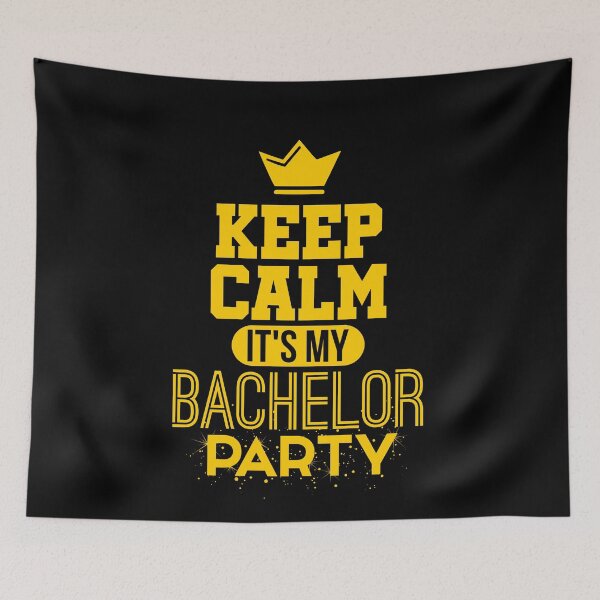 Item preview, Keep calm - it's my bachelor party! designed and sold by VisionairsClub.