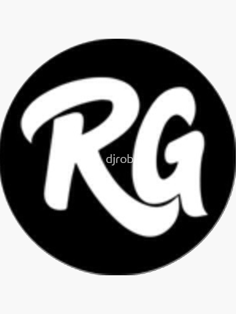 "RG Logo Original " Sticker by djrob Redbubble