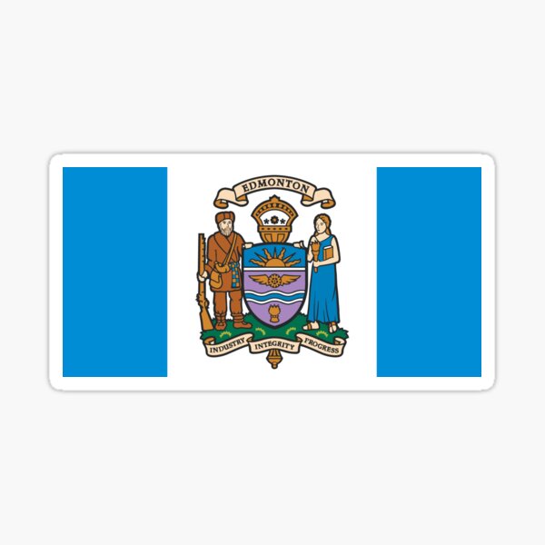 "Flag of Edmonton " Sticker by abbeyz71 Redbubble