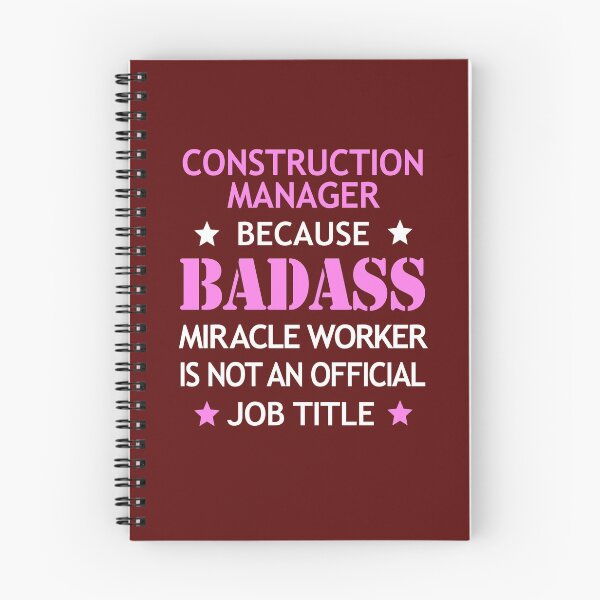 Item preview, Construction Manager Badass Funny Birthday Cool Christmas Gift designed and sold by smily-tees.