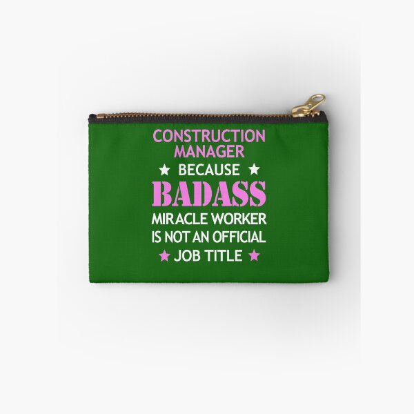 Item preview, Construction Manager Badass Funny Birthday Cool Christmas Gift designed and sold by smily-tees.