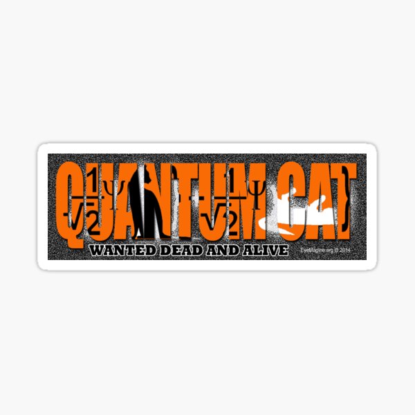 Quantum Cat Sticker