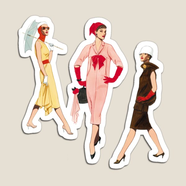 1950's Girls Magnet