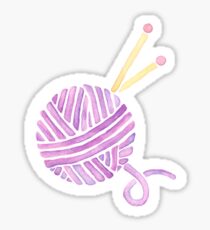 Ball of Yarn - Knitting Watercolor Sticker