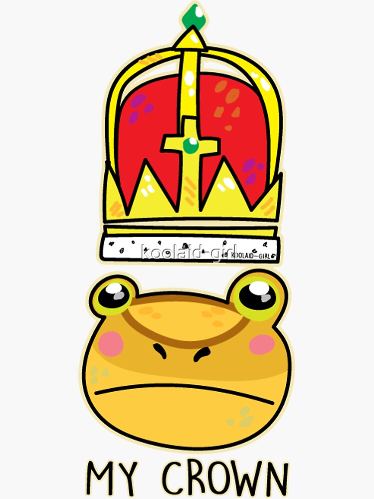 Thumbnail 3 of 3, Sticker, MY CROWN designed and sold by koolaid-girl.