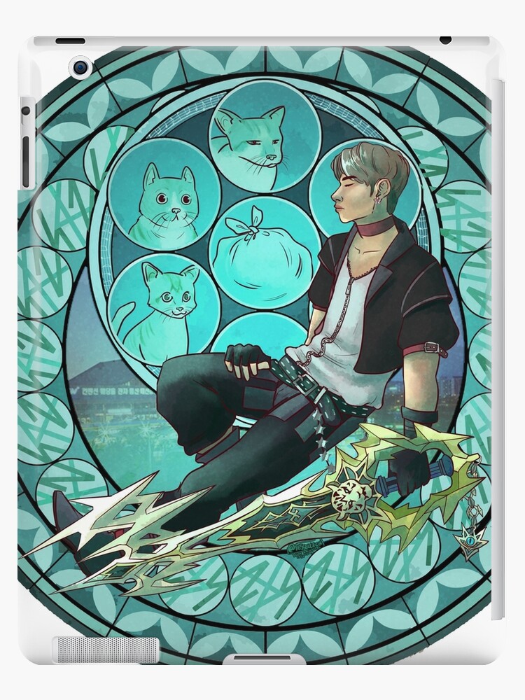 Kingdom Hearts X Stray Kids Lee Know Ipad Case Skin By Tesselleon Redbubble