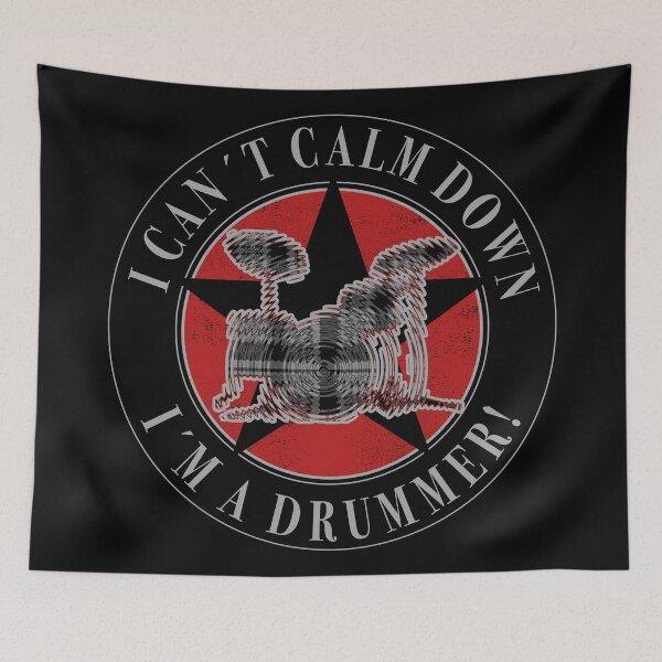 Item preview, I Can´t Calm Down - I AM A DRUMMER designed and sold by Bunkis1st.