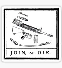 Join or Die Sticker