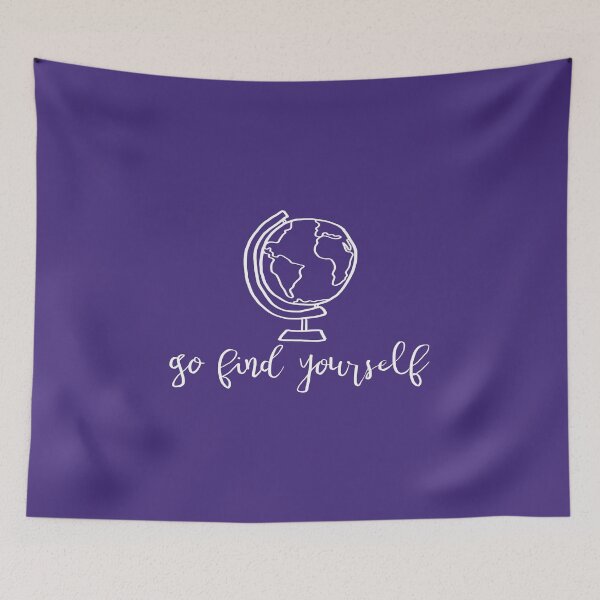 Item preview, Go Find Yourself - Globe Adventure Art designed and sold by WordvineMedia.