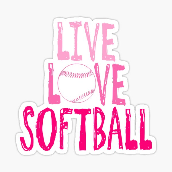 Item preview, Live, Love, Softball designed and sold by shakeoutfitters.