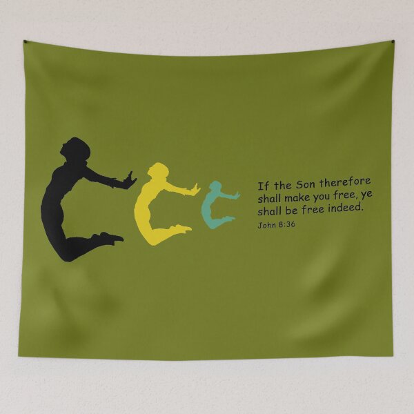 Item preview, Free Indeed John 8:36 designed and sold by XCEEDTRANSITION.