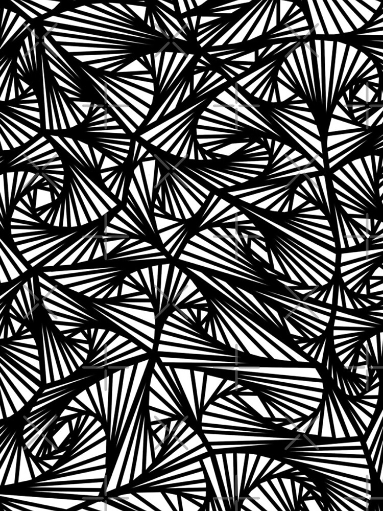 Thumbnail 4 of 4, iPhone Case, TRIP SWIRLS BLACK designed and sold by CharlieCreator.