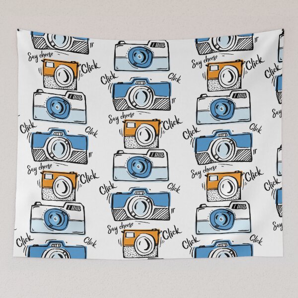 Item preview, Cartoon cameras with colors hand Say cheese designed and sold by rafo.