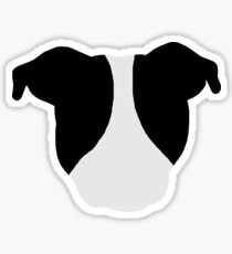 Black and White Pittie Sticker