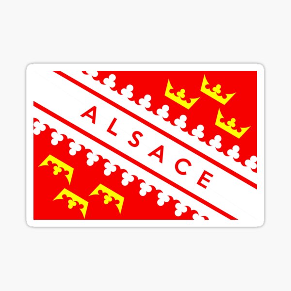 Drapeau Alsace Sticker