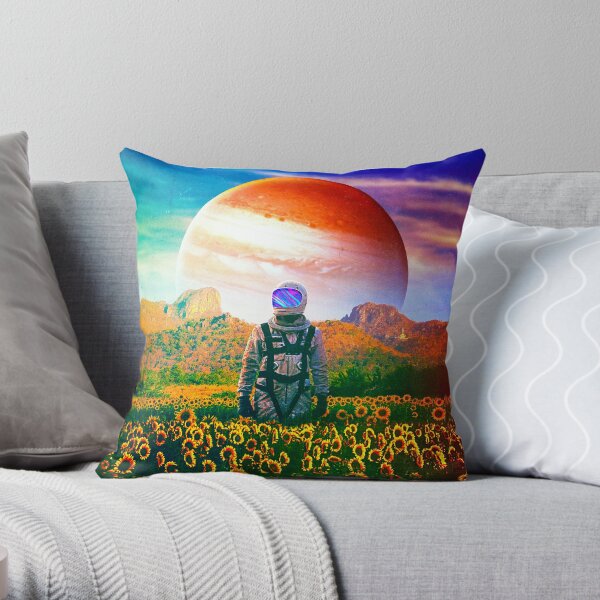 The Perpetually Lost Throw Pillow