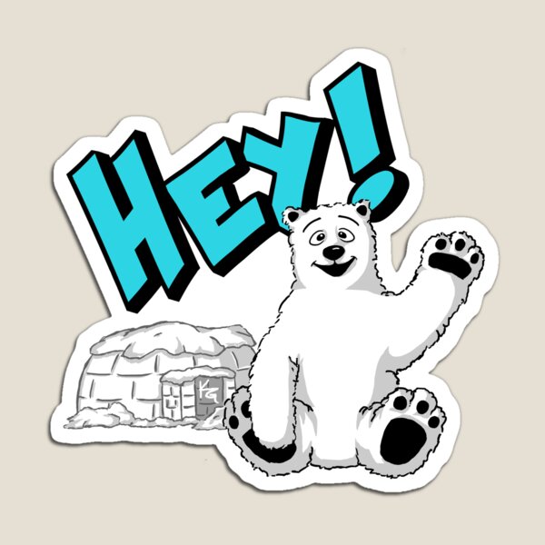 Item preview, Hey! Polar Bear designed and sold by artbyktgamboa.