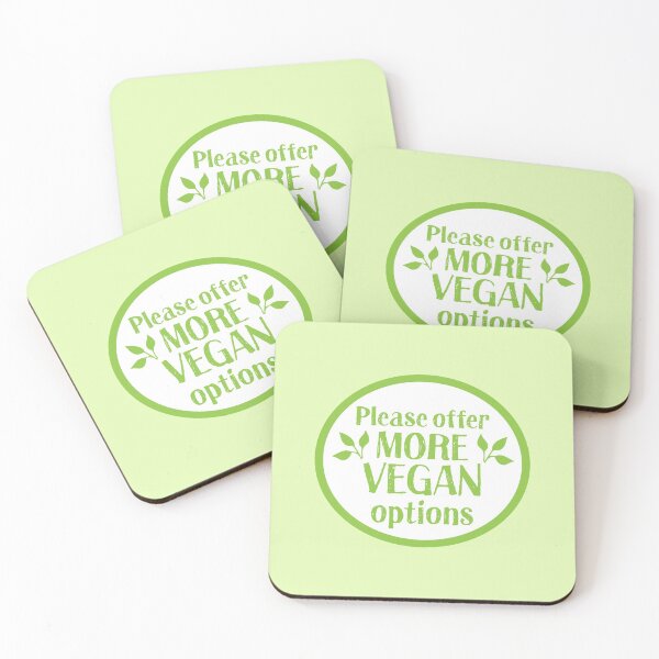 Item preview, Please offer more vegan options sticker with a matching Thank you for the VEGAN options designed and sold by jazzydevil.