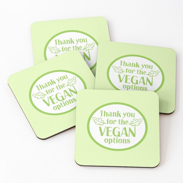 Item preview, Thank you for the VEGAN options with a matching  Please offer more vegan options sticker  designed and sold by jazzydevil.